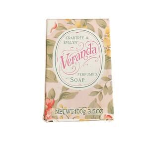 Vintage 1992 Crabtree And Evelyn Veranda Perfumed Bar Soap 3.5 Ounce NEW